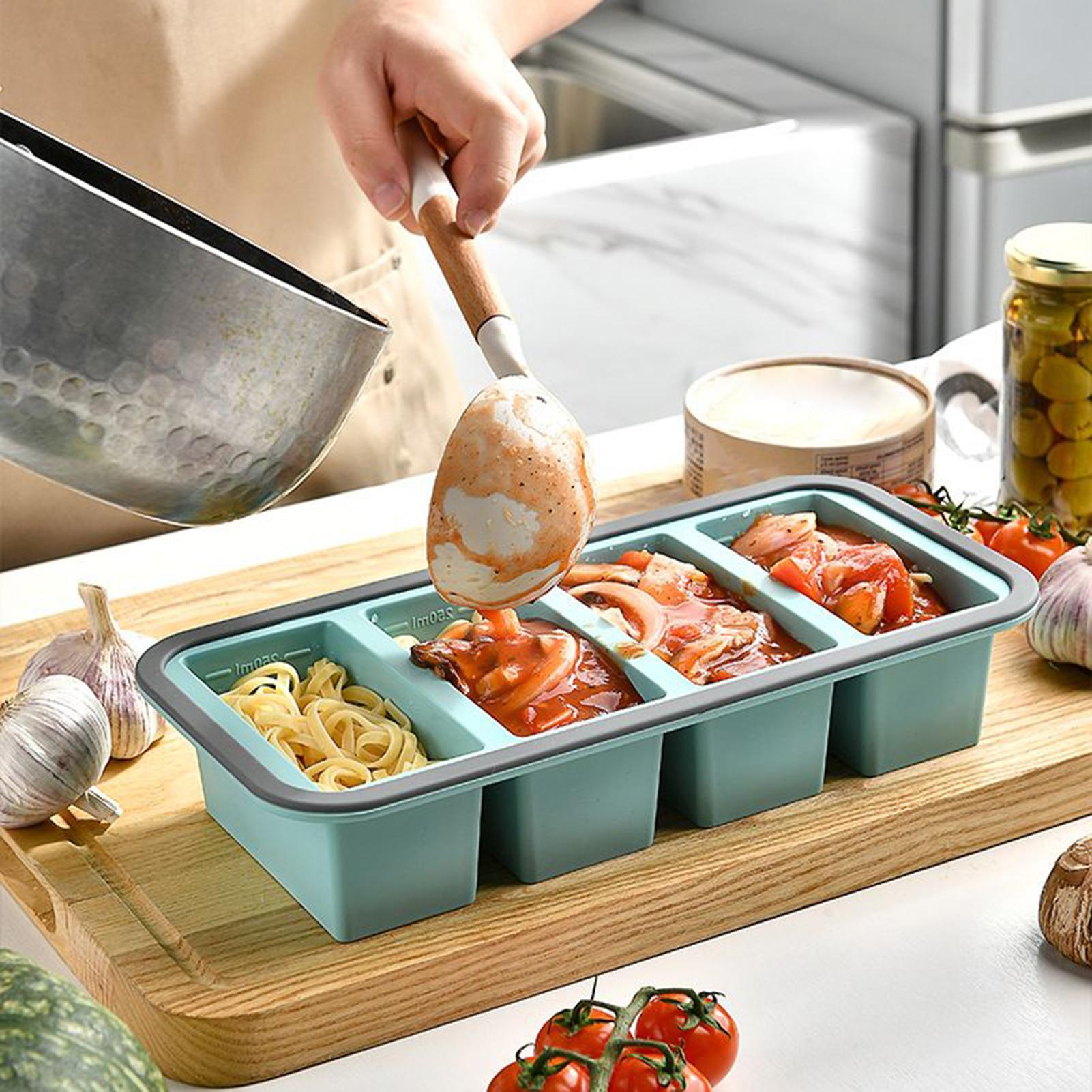 Silicone Freezer Molds Easy Re - đánh giá và giá Meal Prep Template