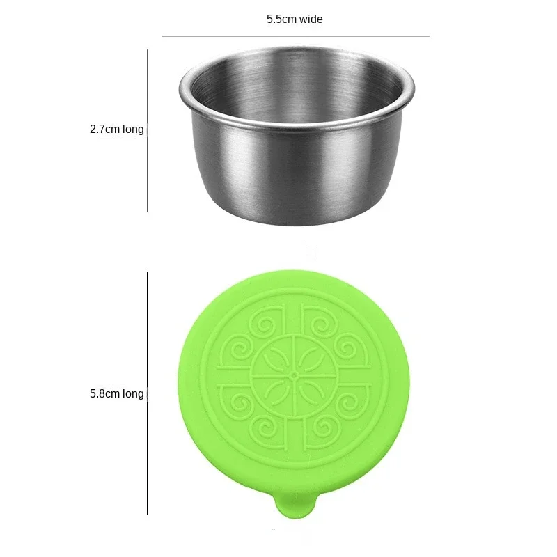 6PC/Set 304 Stainless Steel Di - đánh giá và giá Sauce Dipping Cup