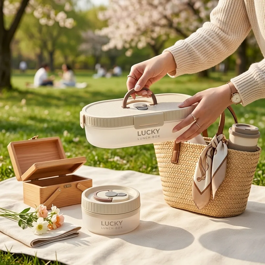 Portable Bento Lunch Box Set L - đánh giá và giá Meal Prep Or Prep Meal