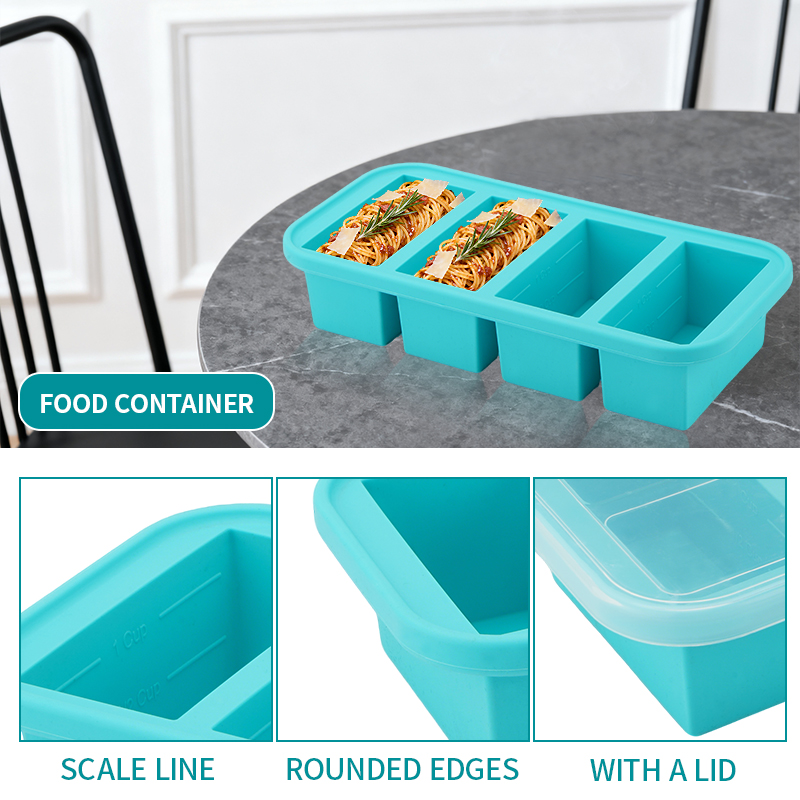 2 or 3-piece Silicone Freezer  - đánh giá và giá Meal Prep Or Prep Meal