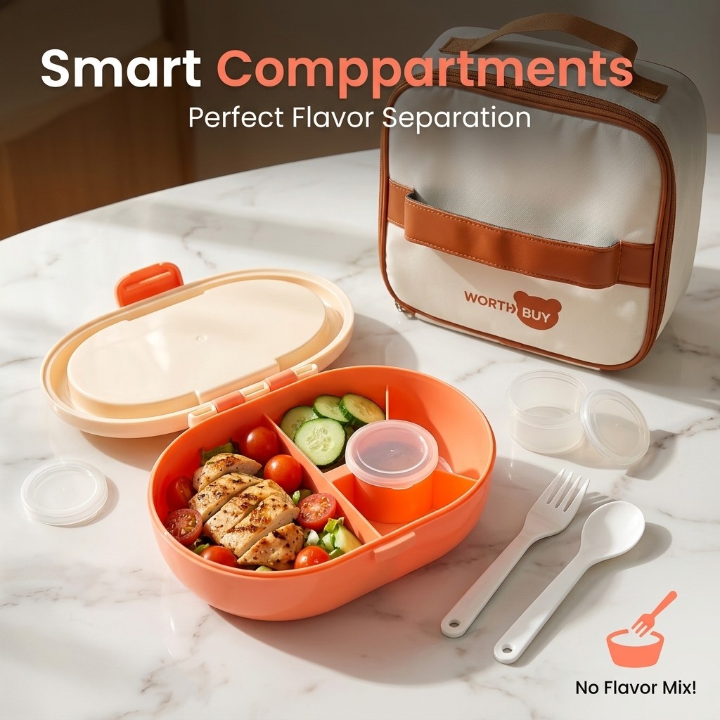 Leakproof Plastic Bento Lunch  - đánh giá và giá Meal Prep Or Prep Meal