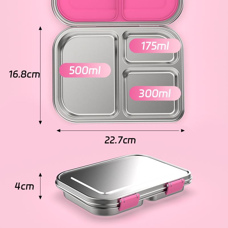 Stainless Steel Leakproof Bent - đánh giá và giá Meal Prep Bowl