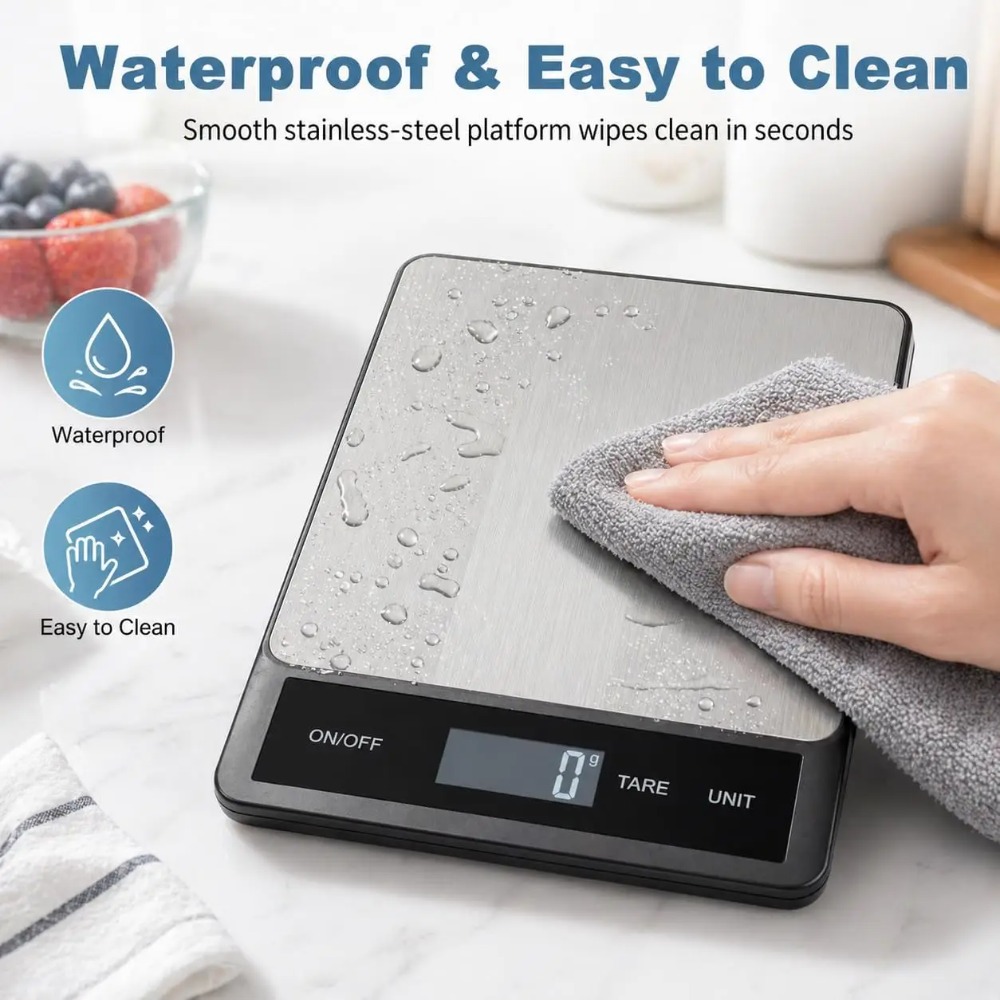 Waterproof Digital Kitchen Sca - đánh giá và giá Meal Prep Kitchen