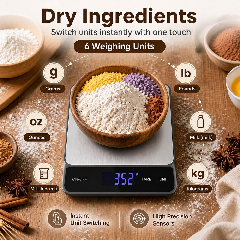 Waterproof Digital Kitchen Sca - đánh giá và giá Meal Prep Kitchen